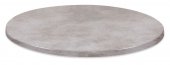 Blat stołowy ZINK, Topalit, blat drewniany, okrągły, średnica 60 cm, marmur, cynkowy, XIRBI 78646